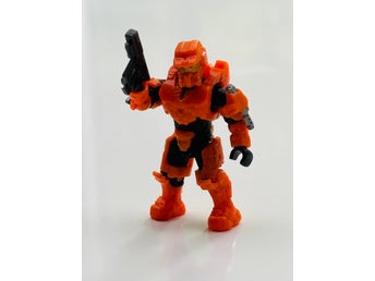 Mega Construx Halo Orange Spartan med Vapen