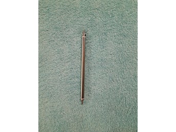 Propelleraxell I stål. 3mm M3. L 140 mm