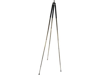 Vintage Stativ Ising Bergneustadt Tyskland Telescoping Tripod Brass Germany