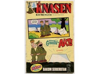 Knasen 1982 nr 14 Hagbard, Arken, Rödöga, Sam & Silo, BC