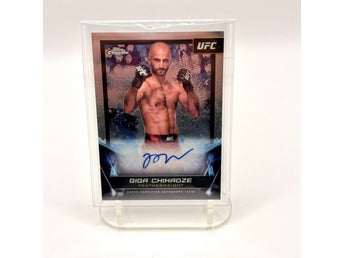 UFC Giga Chikadze Auto Topps Chrome Autograph