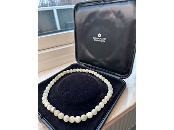OLE LYNGGAARD. Halsband COLLIER, DANMARK kvarts, kalcit silver 925