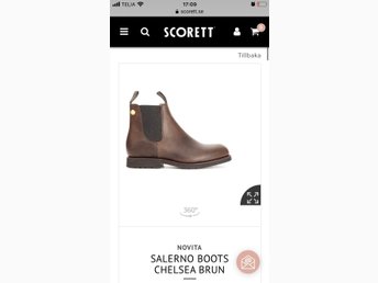 Bruna boots kängor 40 Novita Scorett jodphurs C.. (414371222 NOVITA Salerno Chelsea Boots Scorett.se