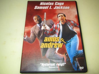 Amos & Andrew DVD med Nicolas Cage och Samuel L. Jackson