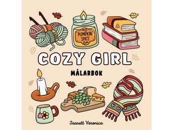 NY - COZY GIRL - MÅLARBOK - JEANETT VERONICA