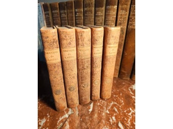 Racine – Œuvres Complètes 1803 (An XI), 5 vol, Didot, halvskinnband