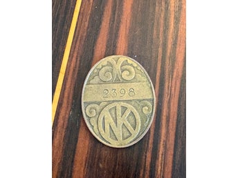 NK Kreditkort 2398. 1920/30-tal. (G)