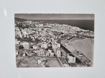 Vykort Flygfoto. Tanger i Marocko