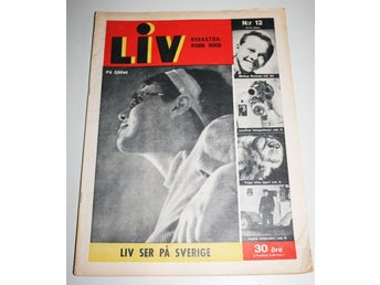 LIV - Veckotidning för hem och familj Nr 12, 14-21 mars 1939 Redaktör ROBIN HOOD