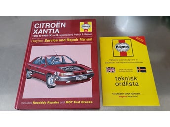Citroën Xantia Haynes Service and Repair Manual 1993-1995