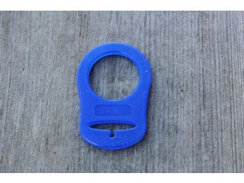 Blå adapter nappring till napphållare, nappringar