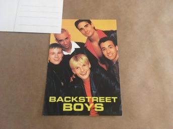 BACKSTREET BOYS - Vykort 1st (LW711) Samlarobjekt