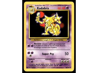 Kadabra - 46/130 - Uncommon Base Set 2 Pokemon | Köp på Tradera