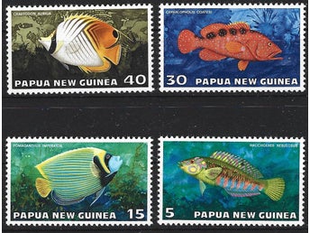 Papua nya Guinea 1976 Fiskar hav 4v