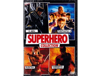 Superhero Collection (4st filmer) - DVD