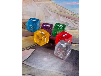 Disney Lorcana Tärningar (Set 9 - Fabled) - Tillbehör / Dice Set