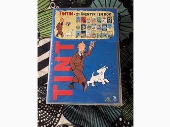 Tintin - 21 Äventyr i en Box - DVD