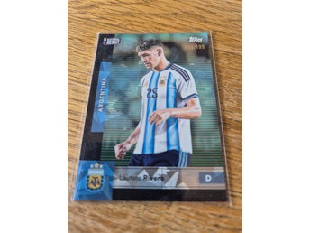 Topps National Debut Lautaro Rivero Argentina Fotbollskort 049/199