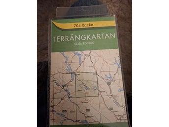 Terrängkartan 704 Backe Skala 1:50 000