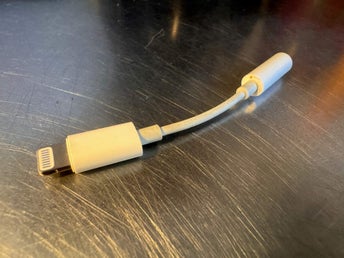 original lightning till 3.5 mm adapter