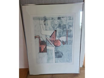 Litografi -ANDERS ÖSTERLIN. numrerad 114/200, signerad.