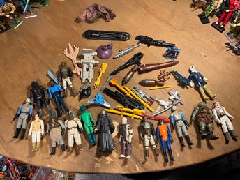 Star Wars actionfigurer, Transformer och G.I Joe/Action Force