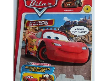 nr 4-2013 Disney Pixar Bilar Blixten McQuenn &Bärgaren