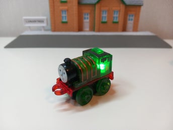 Thomas tåg minis Percy light up mini tåg Thomas och vännerna