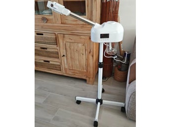 750W 42°C professionell ansiktsångare, nanojon-ozon-varmångmaskin med LCD panel