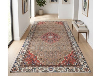Stor Elegant Vintage Orientalisk Hallmatta 317x150 cm