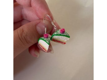 Prinsesstårtaörhänge / Prinsesstårta / Örhänge