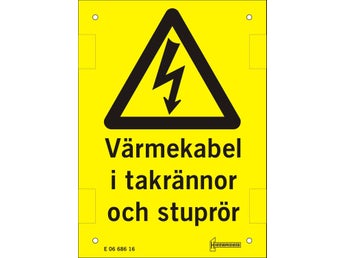 SKYLT VÄRMEKABEL AL