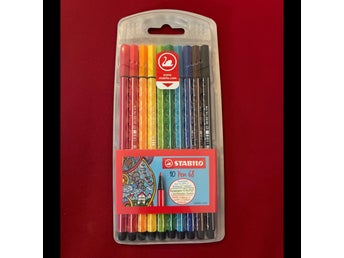 Färgpennor stabilo 10 pen 68
