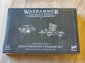 Warhammer Horus Heresy Heavy Weapons Upgrade Set oöppnad