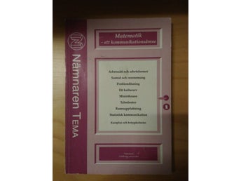 Matematik ett kommunikationsämne av Ronny Ahlström
