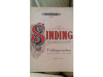 musik noter Fruhlingsrauschen SINDING piano !
