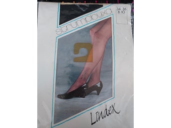 strumpbyxor SVART 15 denier Lindex stl. 34/36 !
