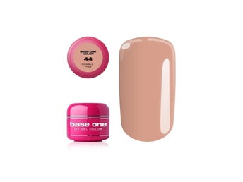 Bubble Pink 44 Silcare Base ONE UV Gel Color 5 gram Nagelgel Färgstänkt burk