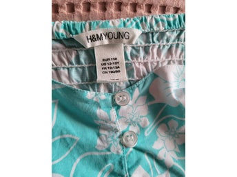 H&M Young turkos klänning, storlek 158