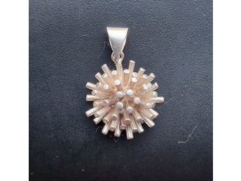 Vintage 925 silver Sputnik / modernistiskt hänge 15,1 gram
