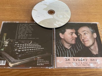 CD Urban Forsgren & Bengt Söderhäll sjunger Dagerman - En broder mer (NM/NM)