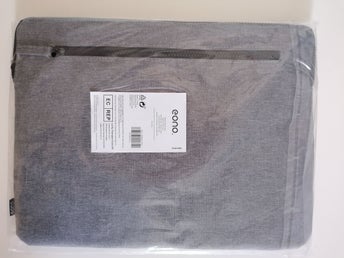 Helt ny Eono stötsäker laptopfodral grå 13 Tum