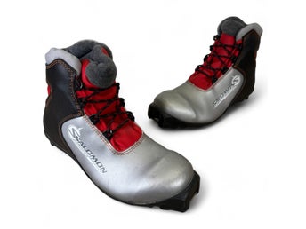 Salomon Längdpjäxor Junior Storlek 37 1/3 Silver Svart SNS Profil Pjäxor
