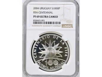 2004 Uruguay FIFA Centenary PF 69 Ultra Cameo