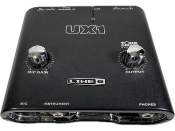 Line 6 Pod Studio UX1 USB-ljudgränssnitt Microphone Guitar Recording Interface