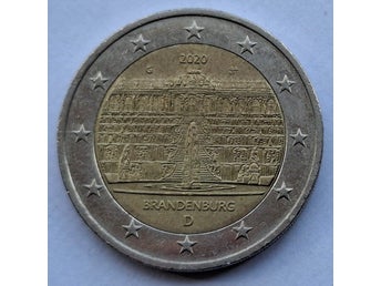 Tyskland 2 euro 2020 Brandenburg - begagnade mynt