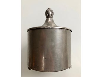 Lockask Art Deco Jugend Tennask Tenn OAO 20-30-tal Strömsund