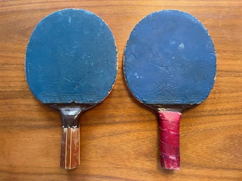 Stiga Yasaka 2st vintage Bordstennisracketar