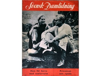 Svensk dam 30 1958 Ingrid Bergman, Lars Ulfvengren, Bertil Grimland,Bert Lexberg