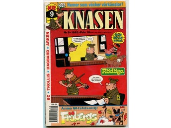 Knasen 1992 nr 9 Hagbard, Arken, Rödöga, Fröbergs, Trollkarl